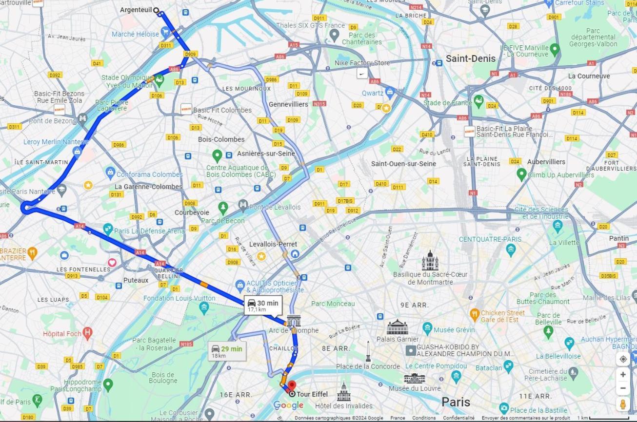 Charmant Appartement A 25 Minutes De Paris. Аржантьой Екстериор снимка